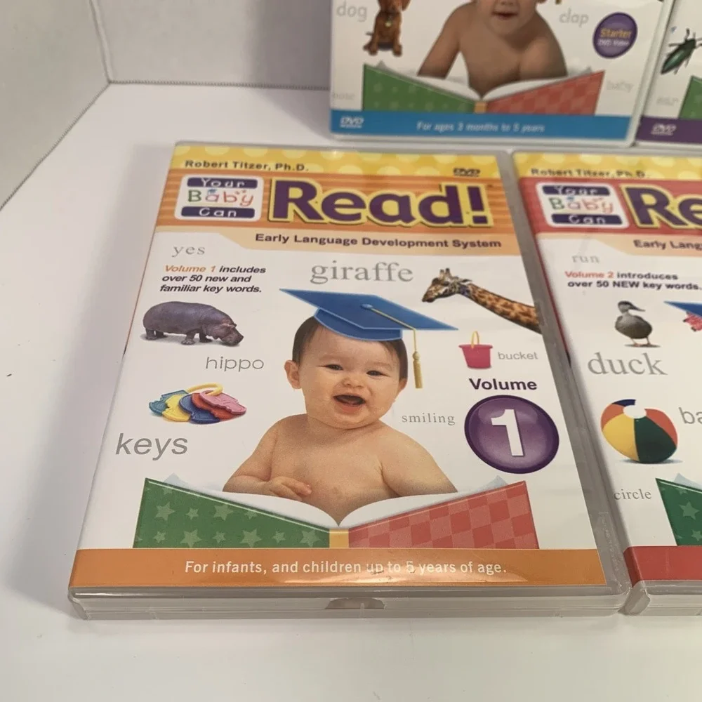 Your Baby Can Read! Vol 1-3 DVDs + Starter/Review - Reading‎ Phonics Home